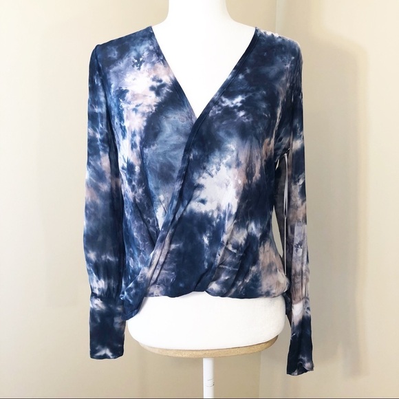 Young Fabulous & Broke NWT Tie Dye Twist Front Top - Picture 1 of 11